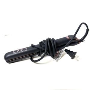 GEM 3X Moisture Protection Black 1" Digital Styling Flat Iron Straightener